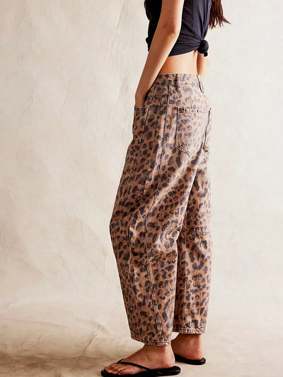 Zara™ | Wild Leopard Print Slouchy Jeans