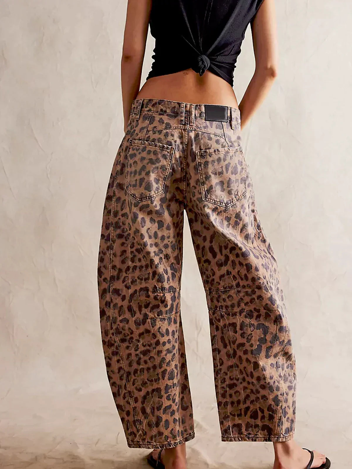 Zara™ | Wild Leopard Print Slouchy Jeans