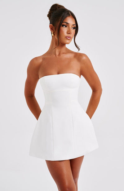 Asha Mini Dress - Ivory