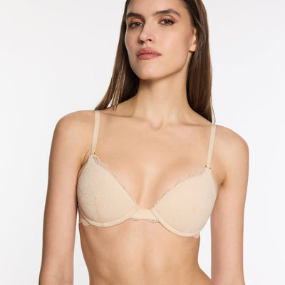 All Over Lace Lift Up Bra Sand