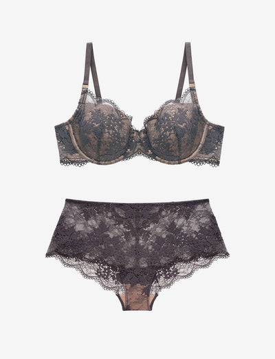 All Day Lace T-Shirt Bra + Cheeky Set