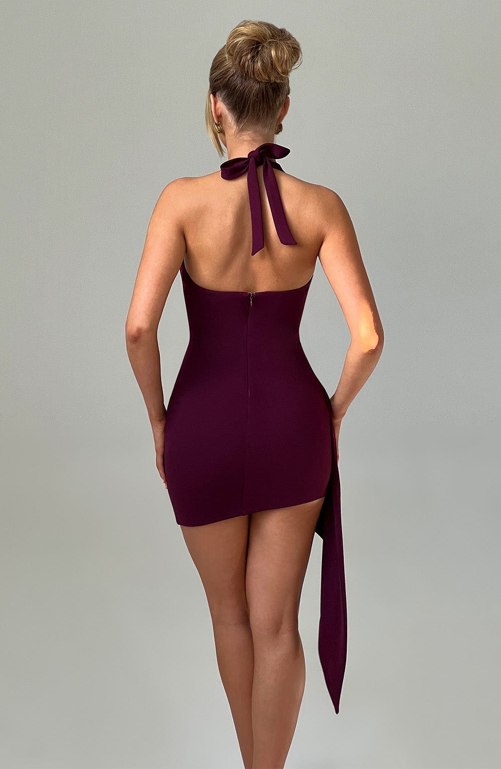 Adella Mini Dress - Cherry Lacquer