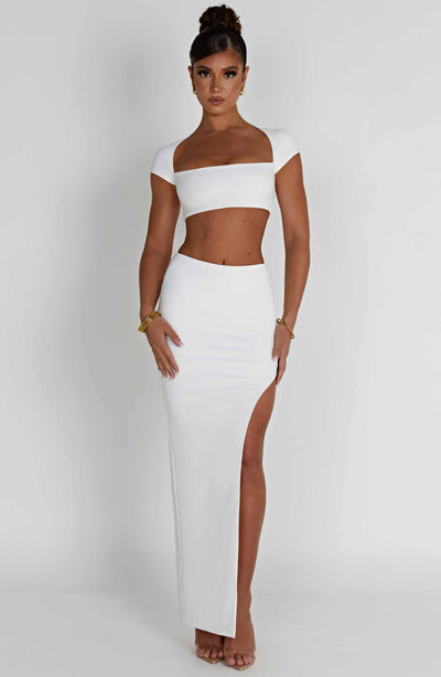 Adorn Maxi Skirt - Ivory