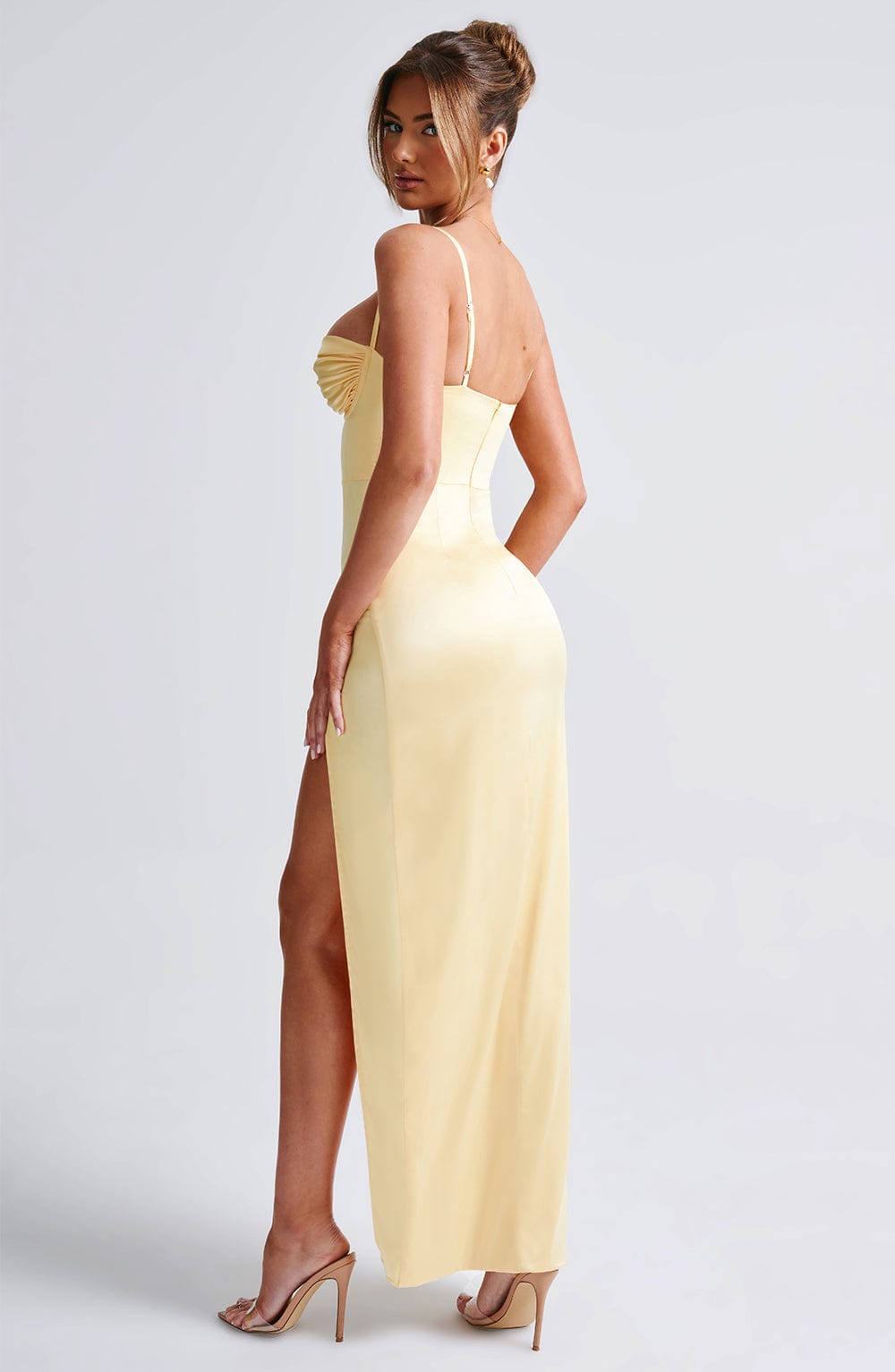 Alora Maxi Dress - Lemon