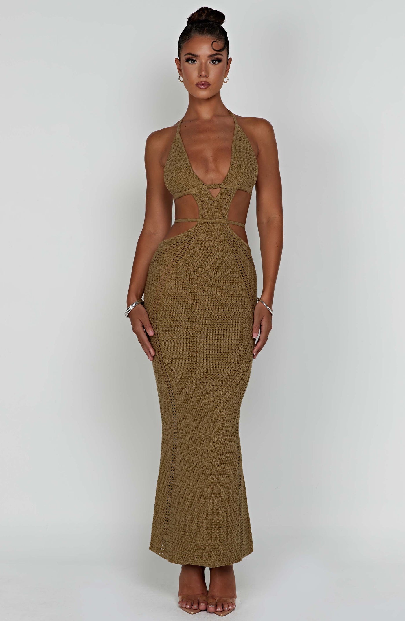 Arabella Maxi Dress - Khaki