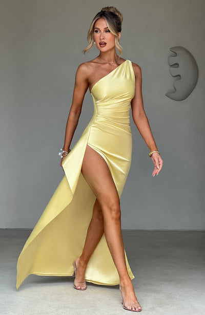 Ariel Maxi Dress - Lemon