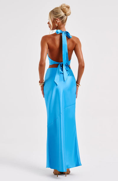 Zaylee Maxi Skirt - Blue