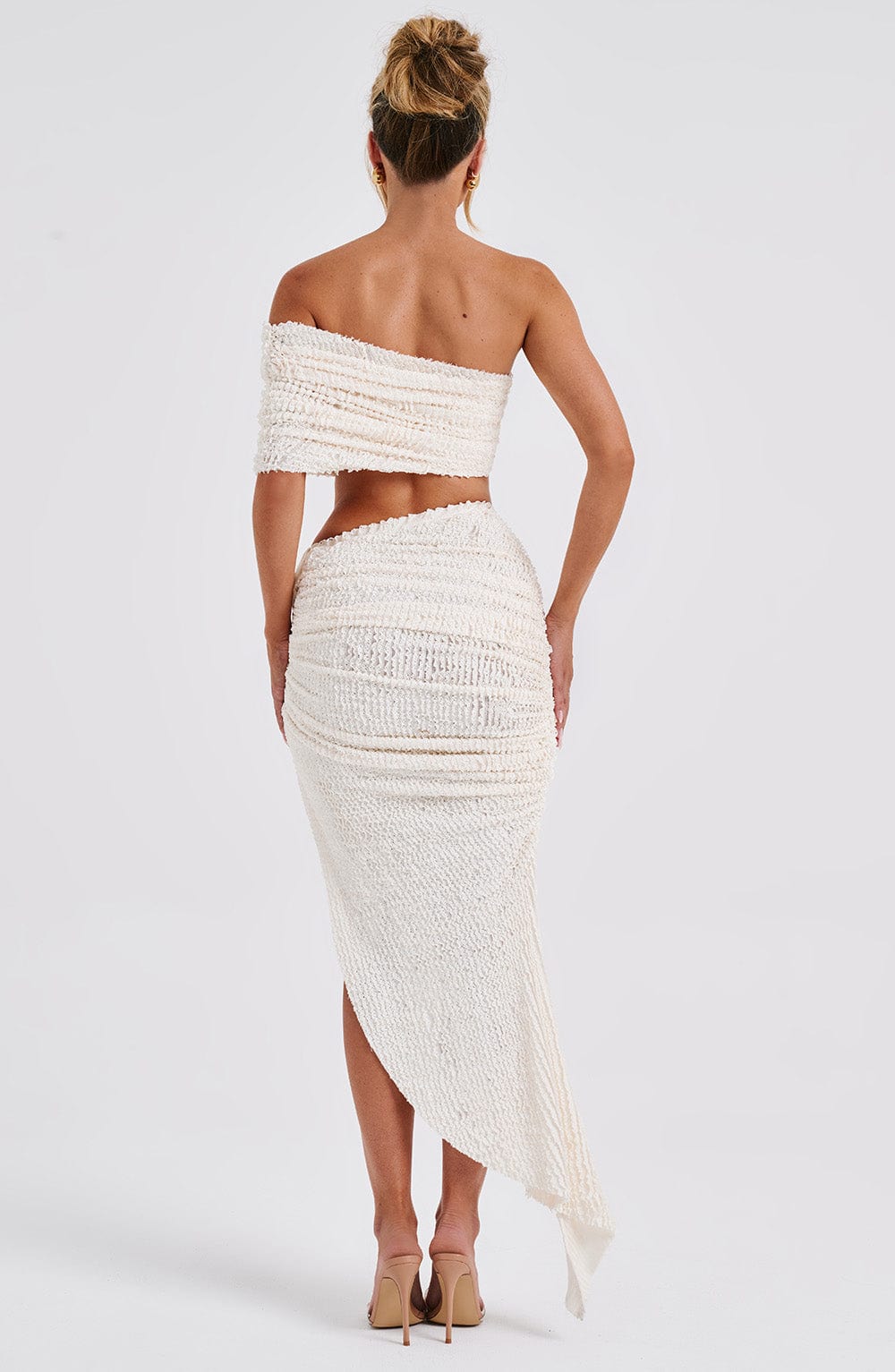 Zina Midi Skirt - Ivory